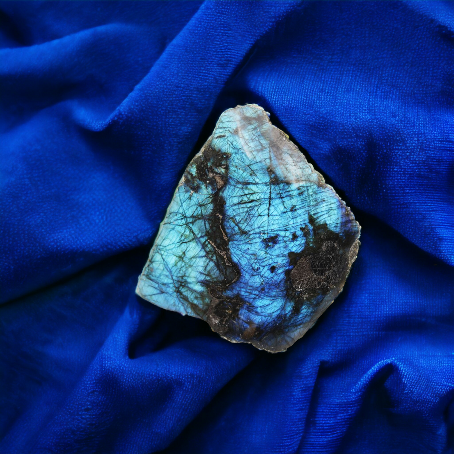 Iridescent Silver Blue Labradorite