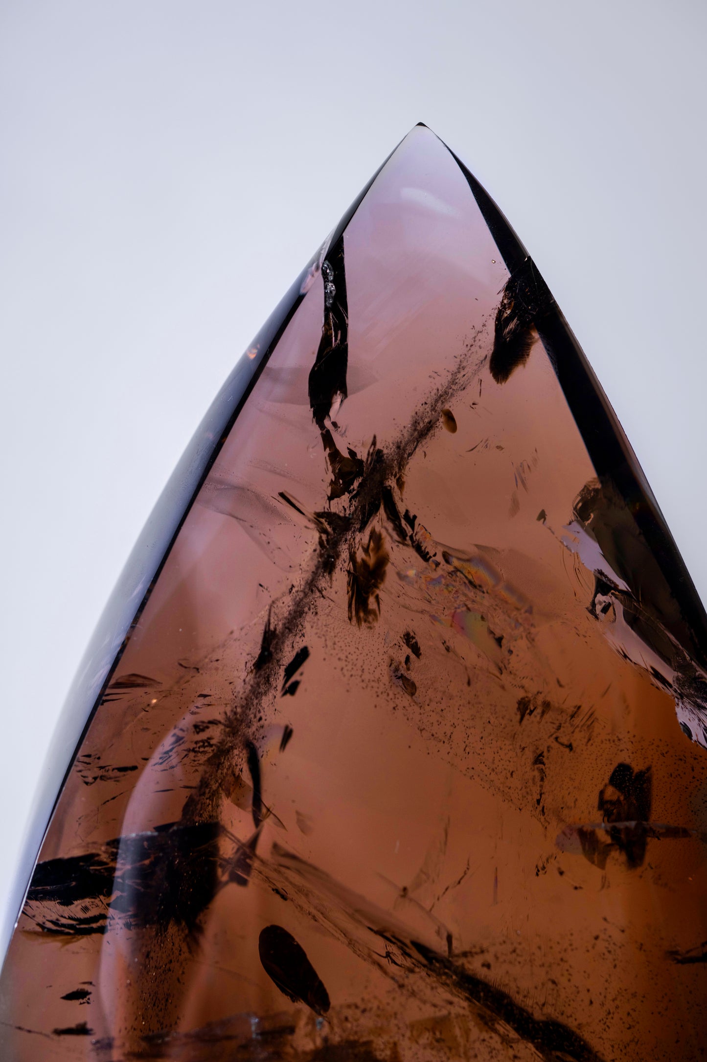 Smoky quartz leaf | Brazil
