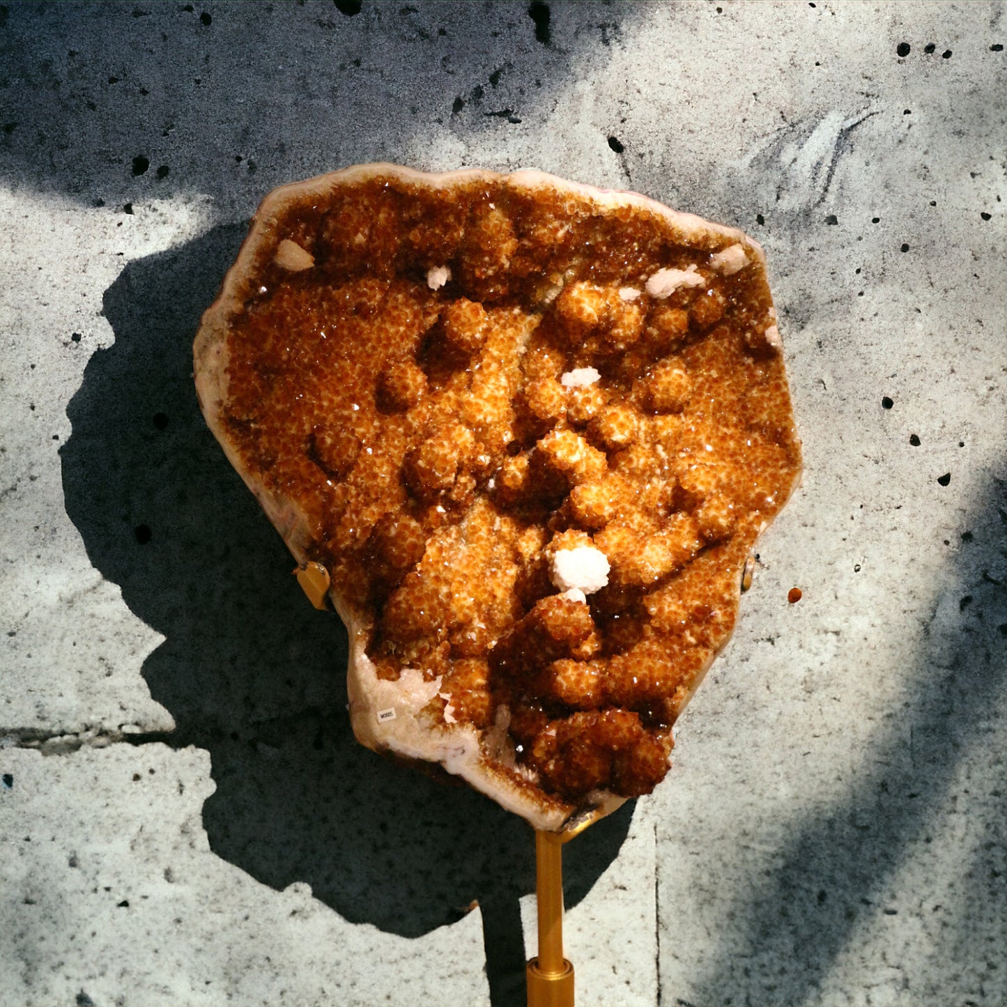 Citrin Stalaktit Geode | Brasilien
