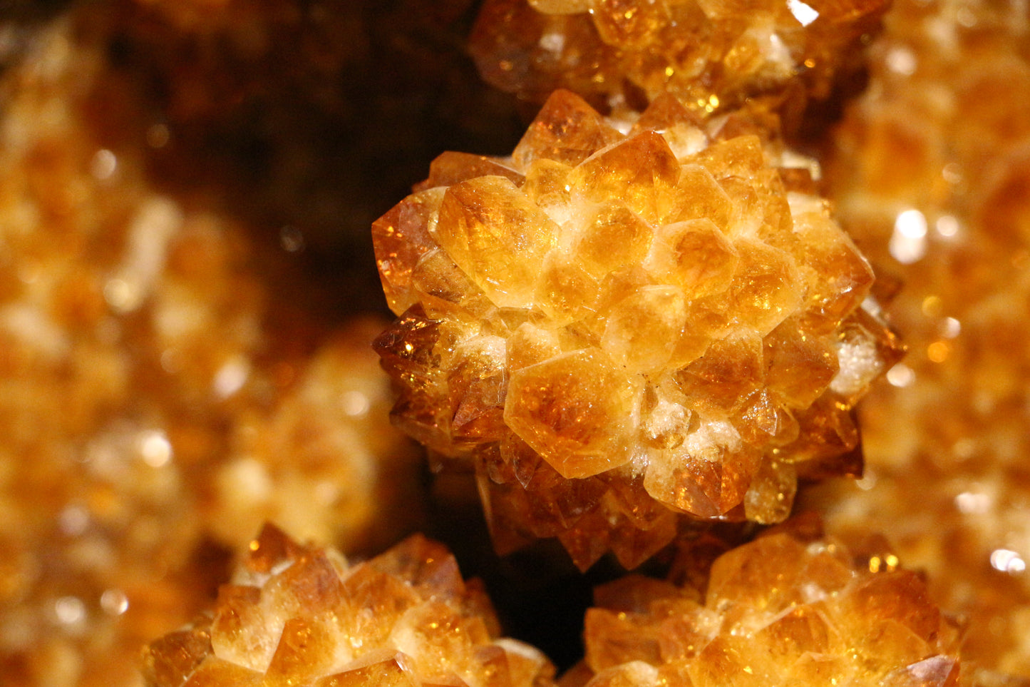 Citrin Stalaktit Geode | Brasilien
