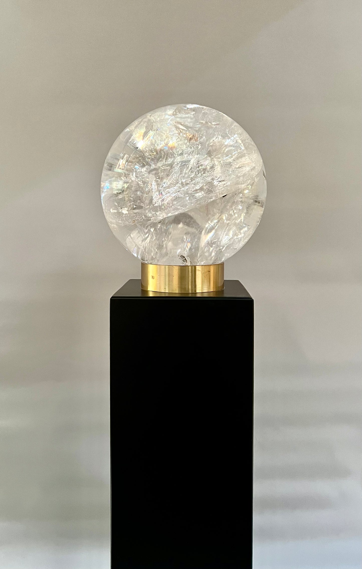 PRICE ON REQUEST | Crystal quartz ball | Brazil