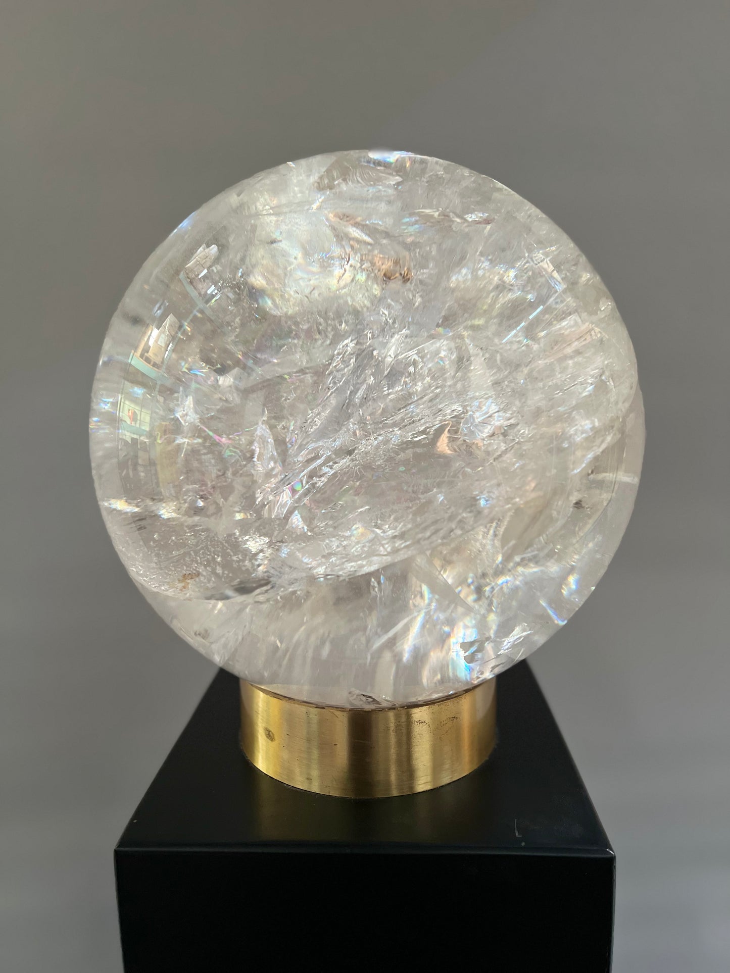 PRICE ON REQUEST | Crystal quartz ball | Brazil