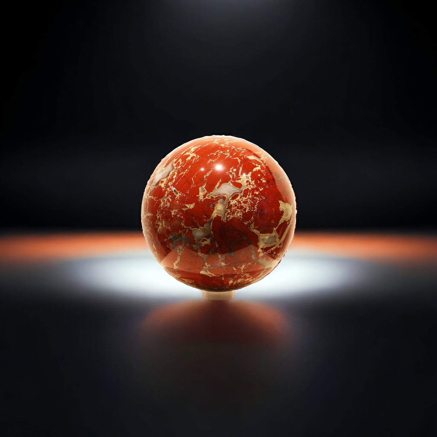 Large Red Jasper Sphere | South Africa