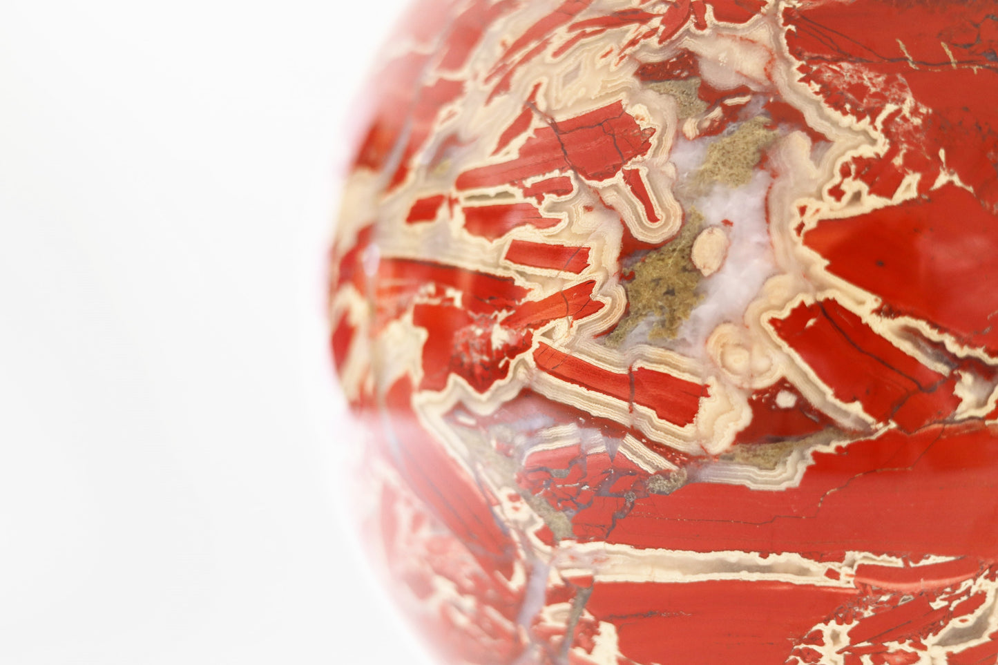 Large Red Jasper Sphere | South Africa