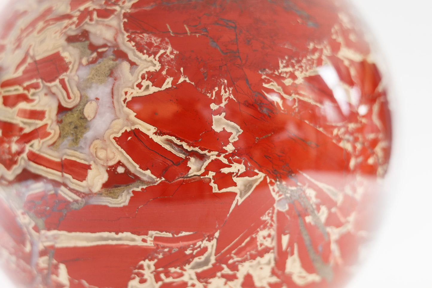 Large Red Jasper Sphere | South Africa