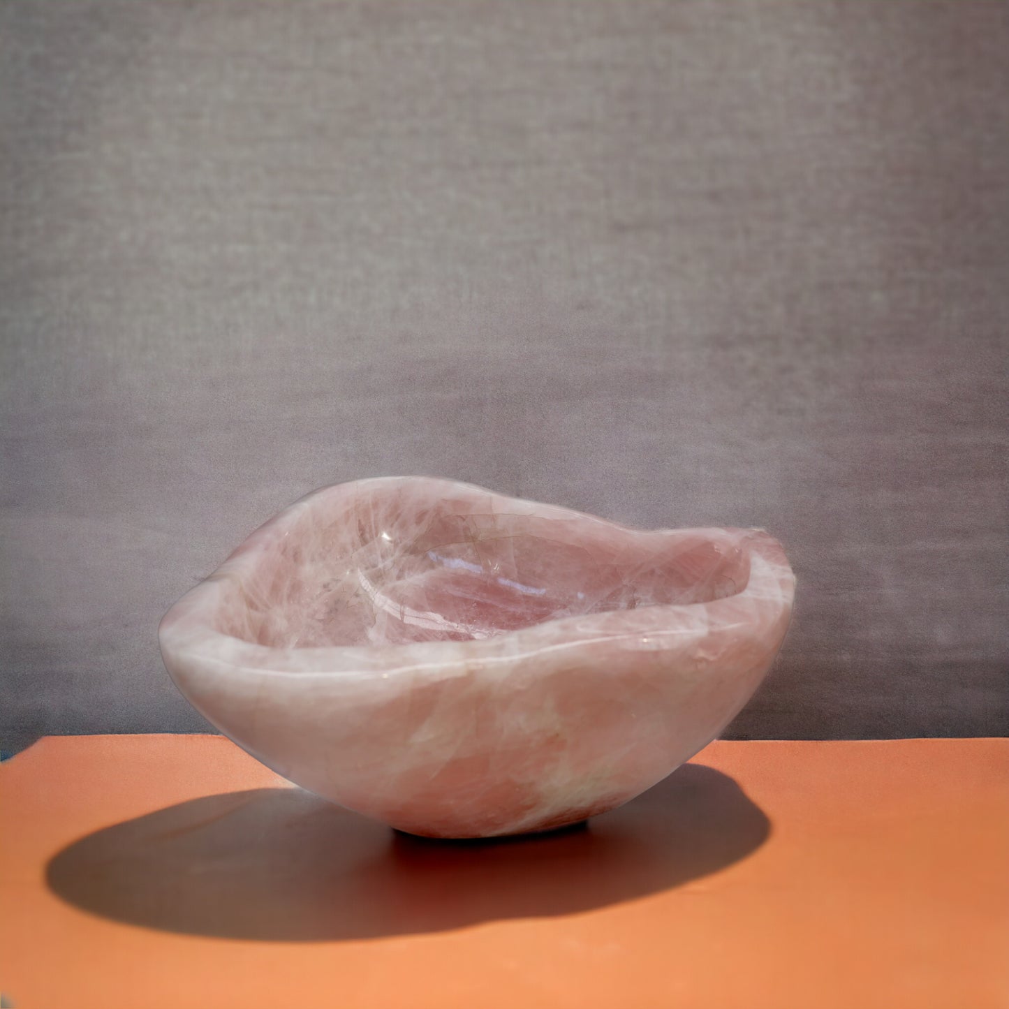 Rose quartz bowl | Madagascar
