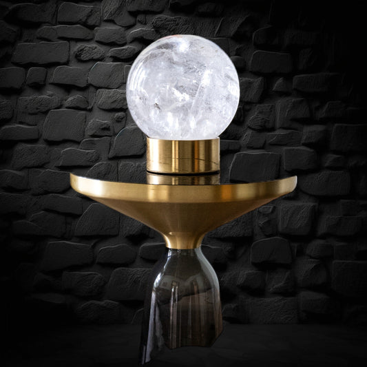 SOLD | 'A' Grade Crystal Ball Lamp | Brazil