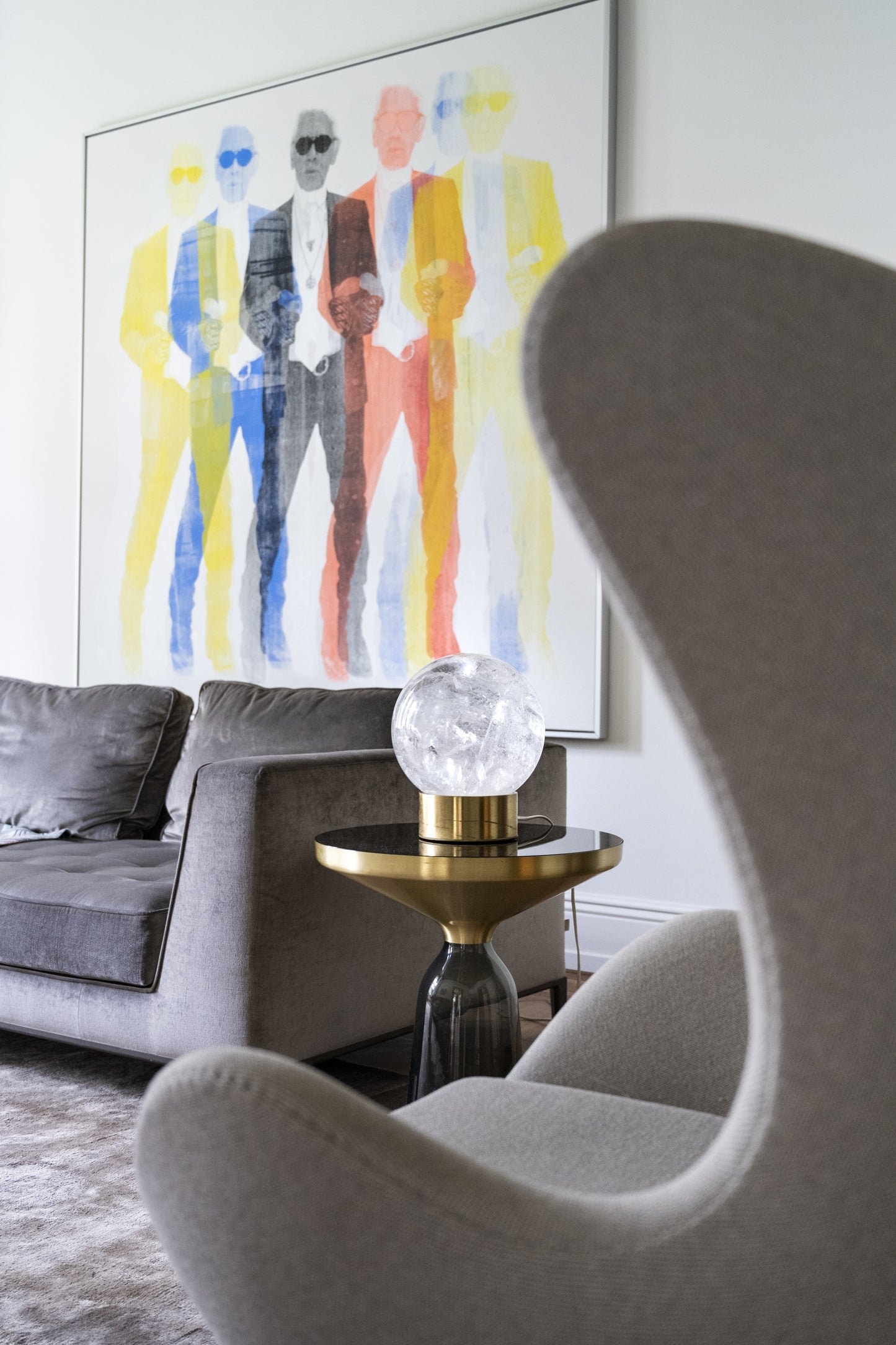 SOLD | 'A' Grade Crystal Ball Lamp | Brazil
