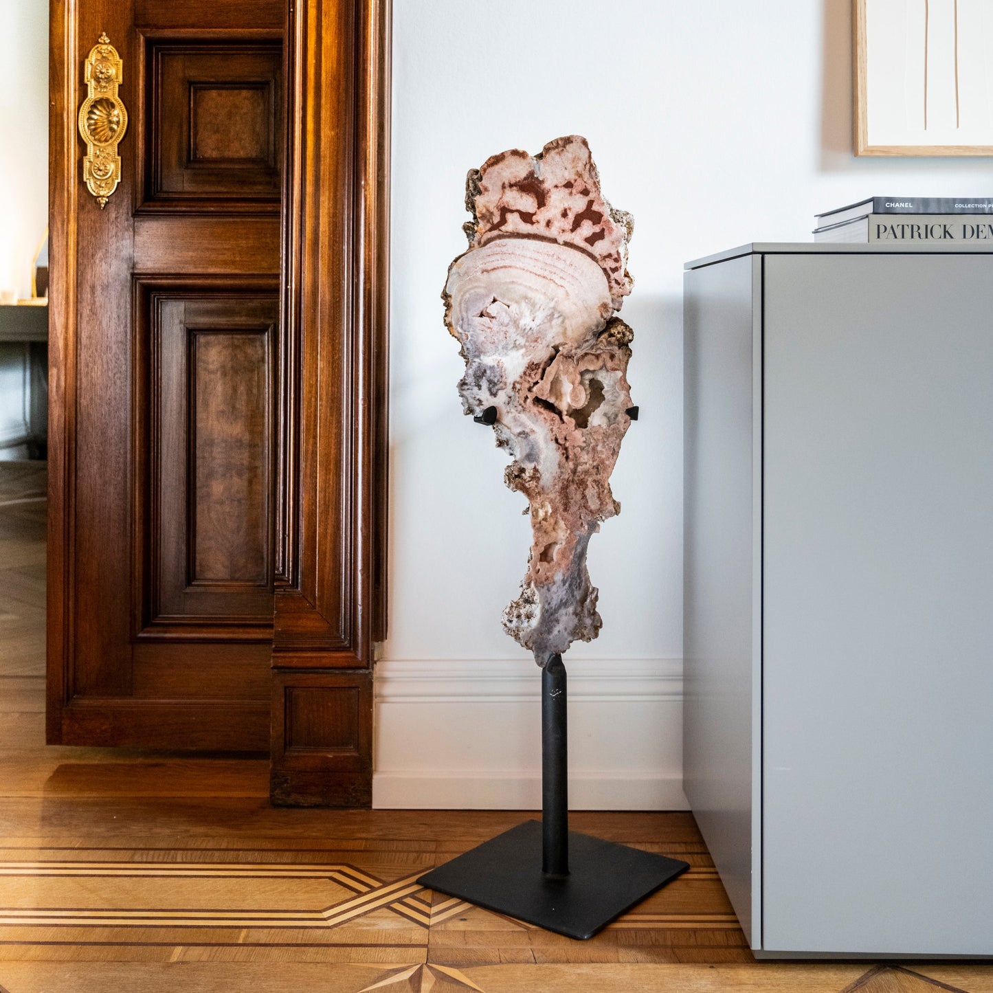 "A" Grade Rose Quartz on Stand | Brazil