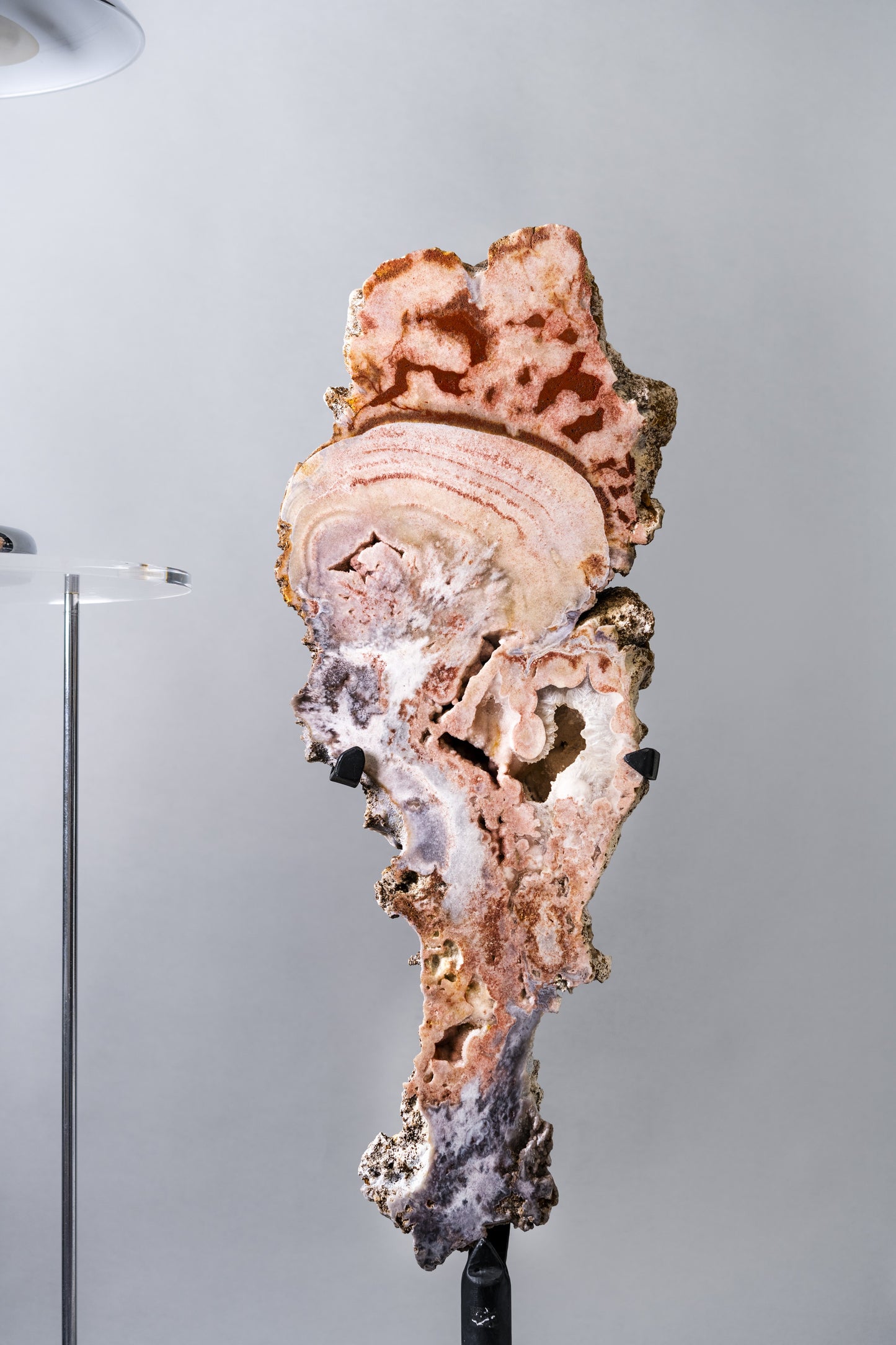 "A" Grade Rose Quartz on Stand | Brazil