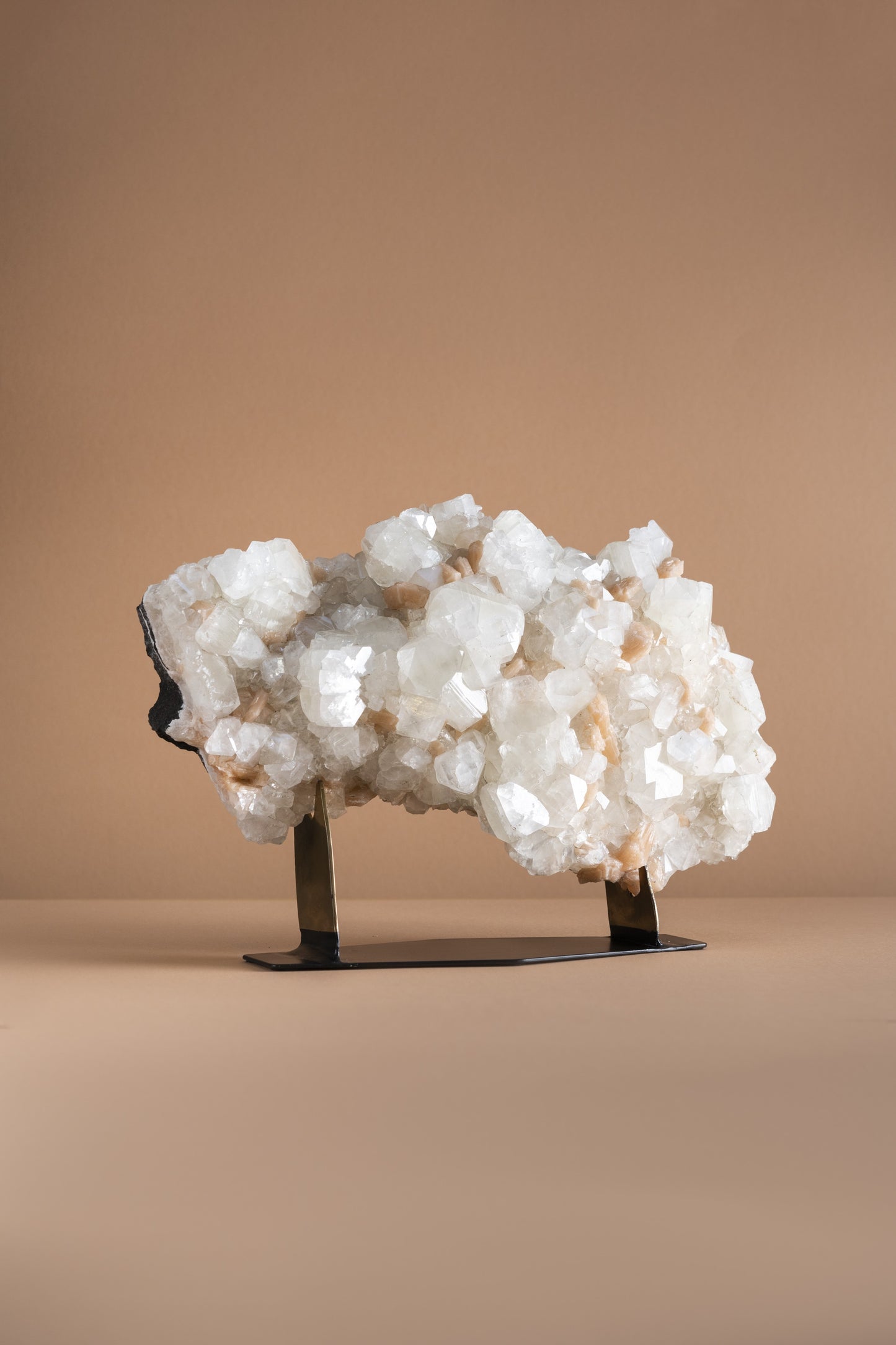 Apophyllite Cluster with Stilbite | India