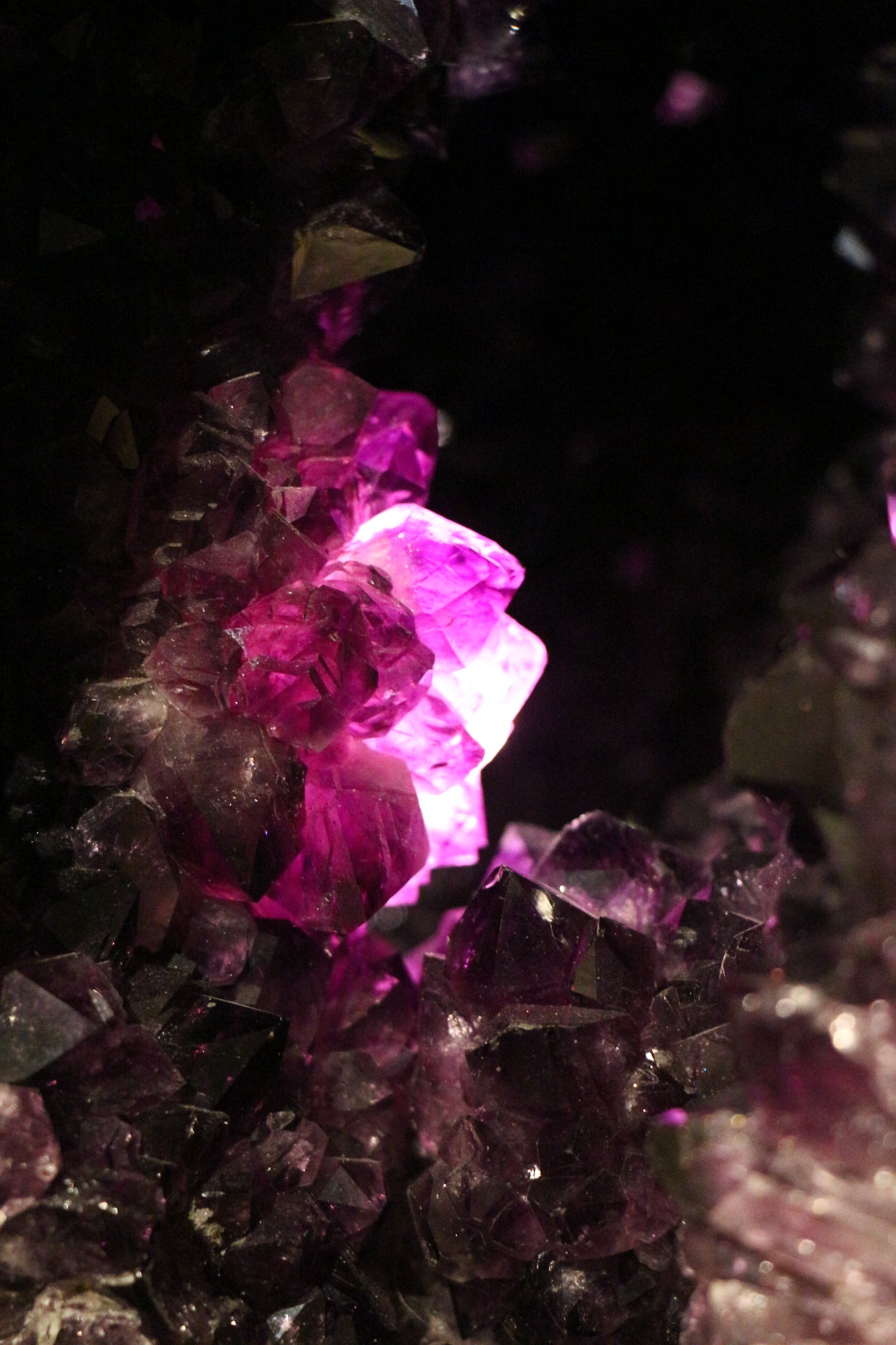 Amethyst Geode Lamp with Calcite | Brazil