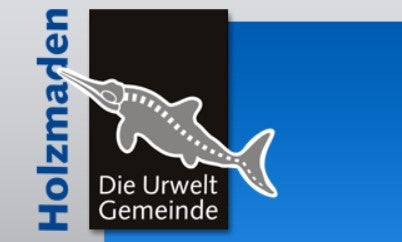 Logo der Gemeinde Holzmaden, Partner des Urweltsteinbruchs Holzmaden | Fossilien & Mineralien | Steinbruch, Museum & Shop