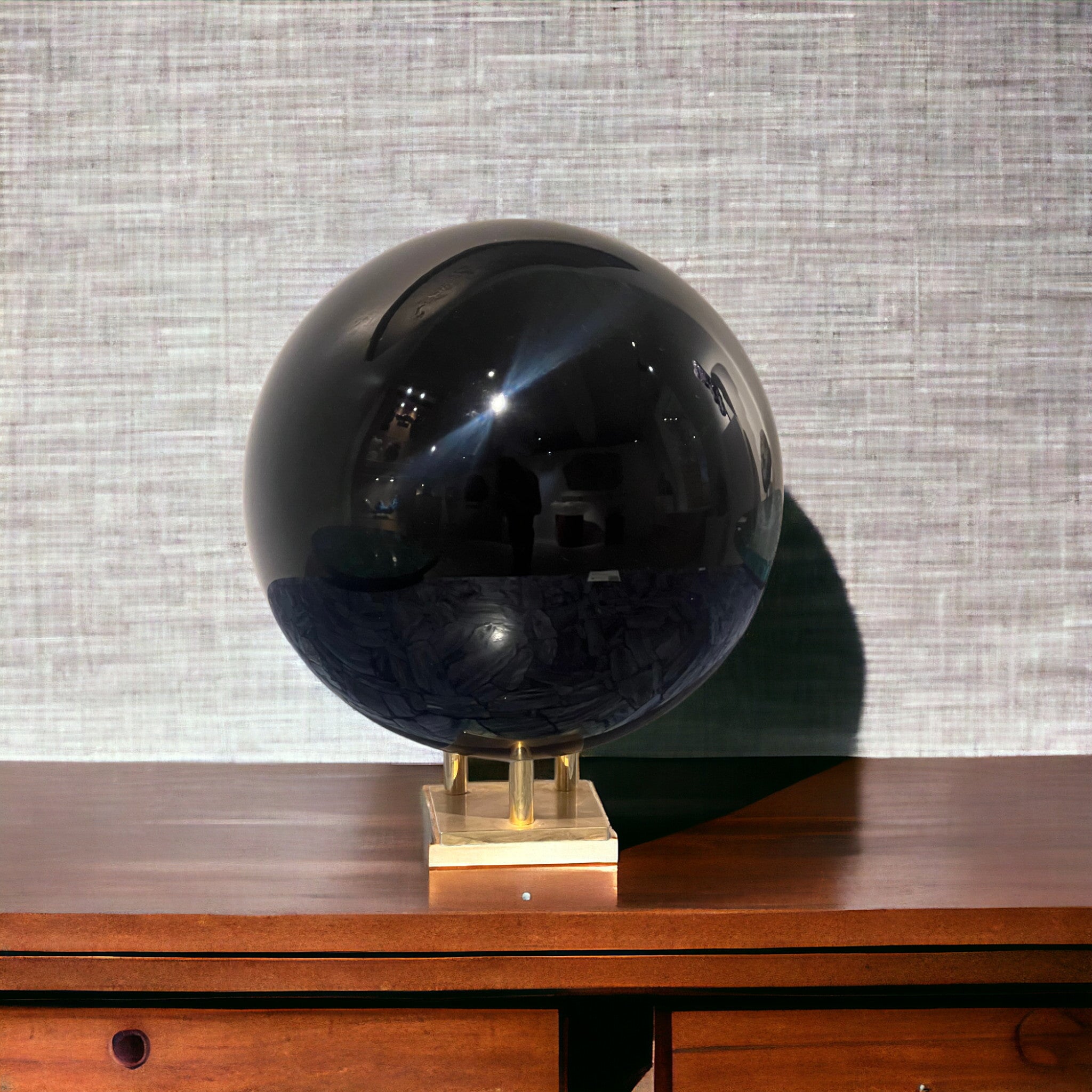 Obsidian sphere | Mexico – Urweltsteinbruch Holzmaden